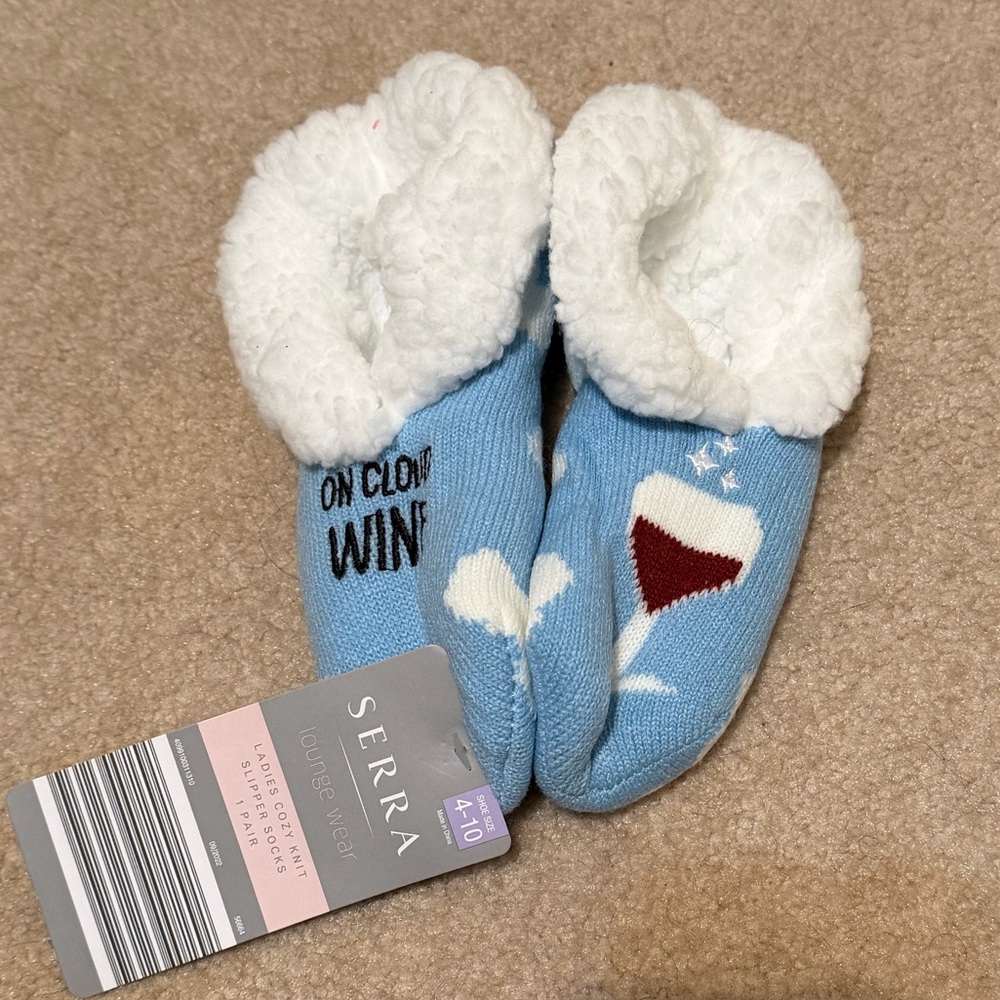 On Cloud Wine Knit Slipper Socks 🍷